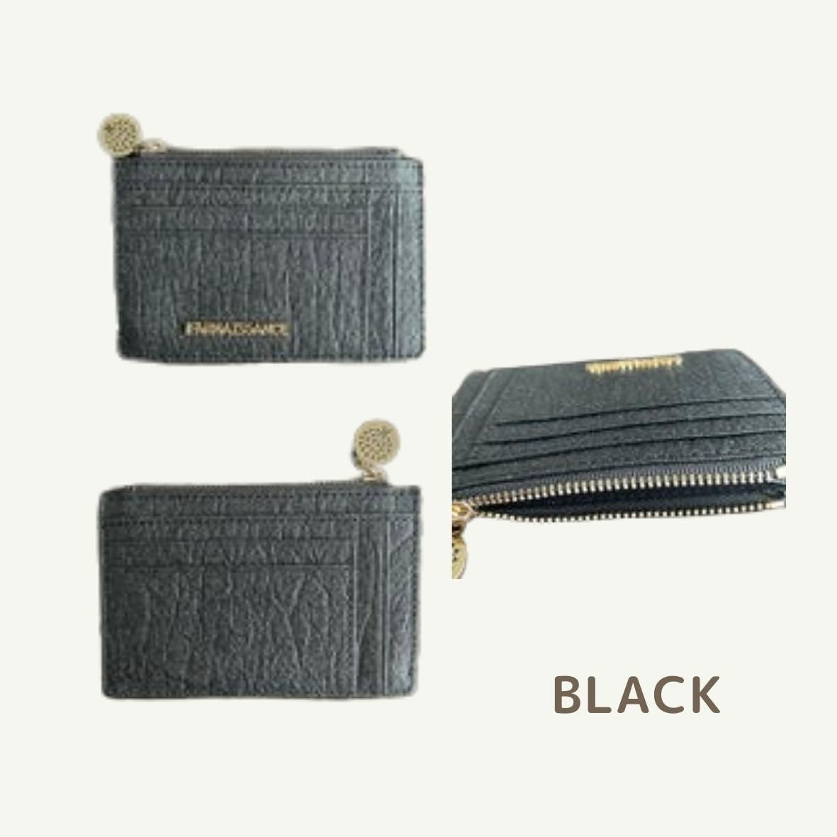 【パイナップルレザー】ボニー カード ウォレット~BONNIE CARD WALLET バリエーション 5色