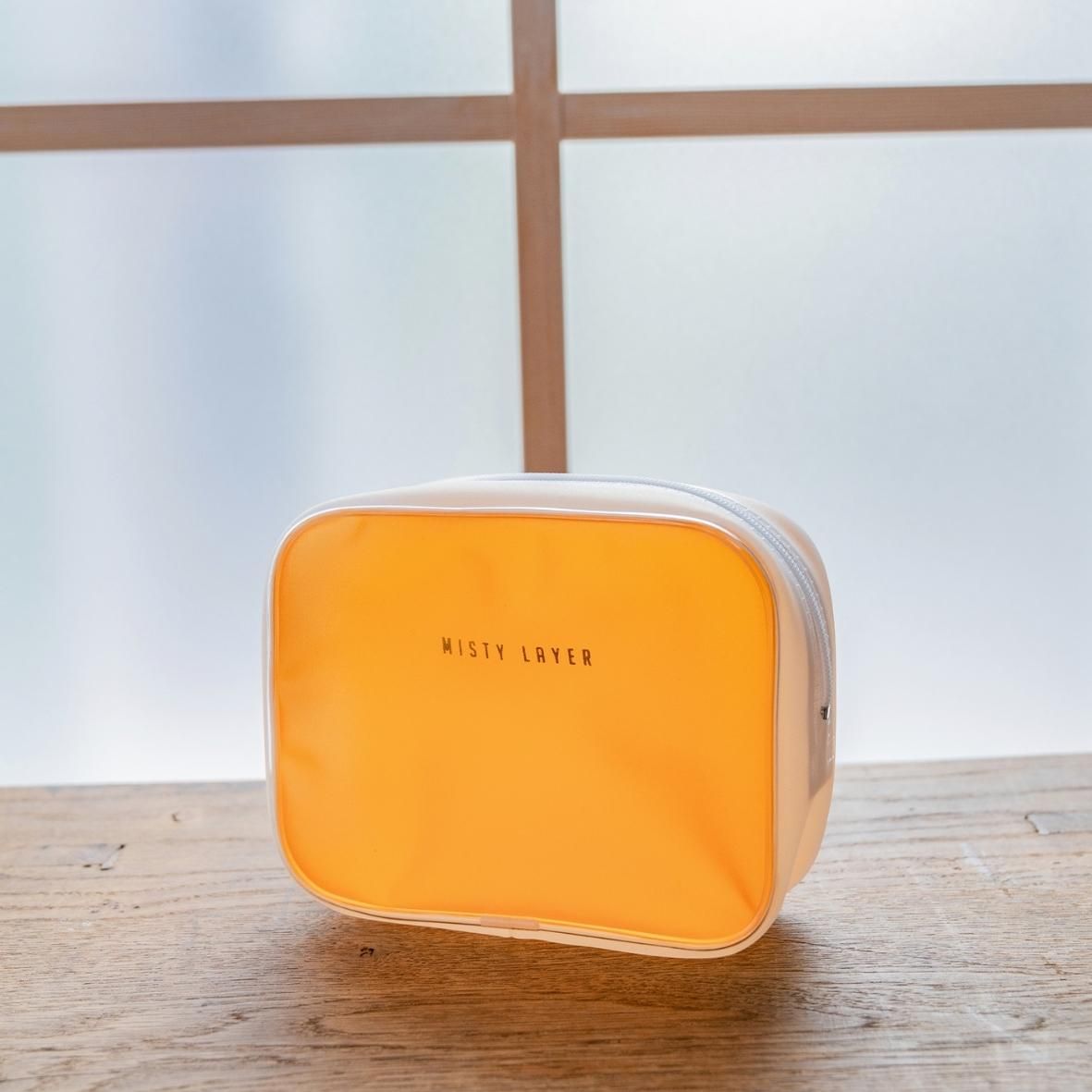 シンプルカラフルポーチ Mサイズ スクエア~SIMPLE COLORFUL POUCH SQUERE 8色