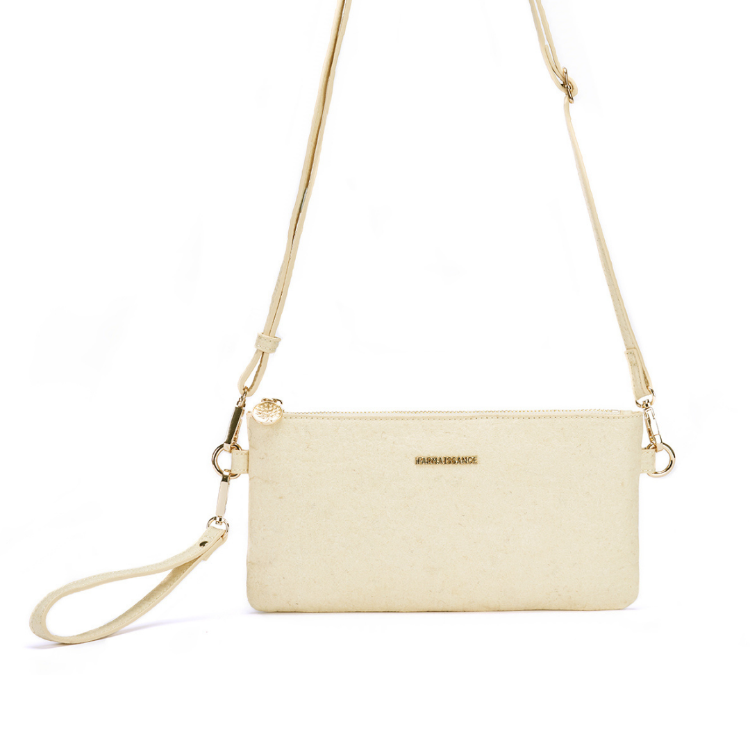 【レンタル RENTAL 】 9泊10日 / 3000円 パイナップルレザー グレース クラッチ~GRACE CLUTCH ナチュラル / NATURAL