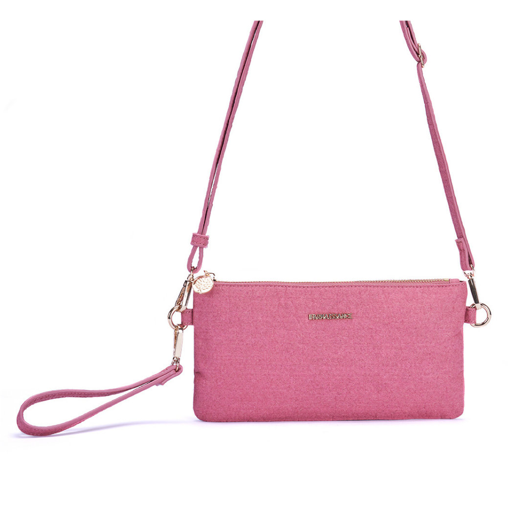 【パイナップルレザー】グレース クラッチ~GRACE CLUTCH オールドローズ / OLD ROSE