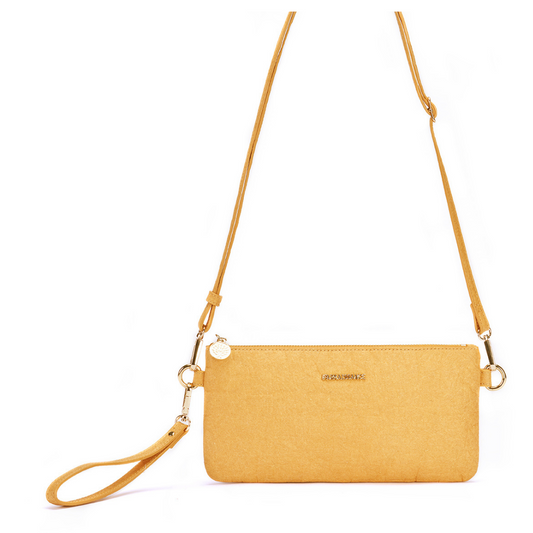 【パイナップルレザー】グレース クラッチ~GRACE CLUTCH ヴィンテージ ゴールド / VINTAGE GOLD