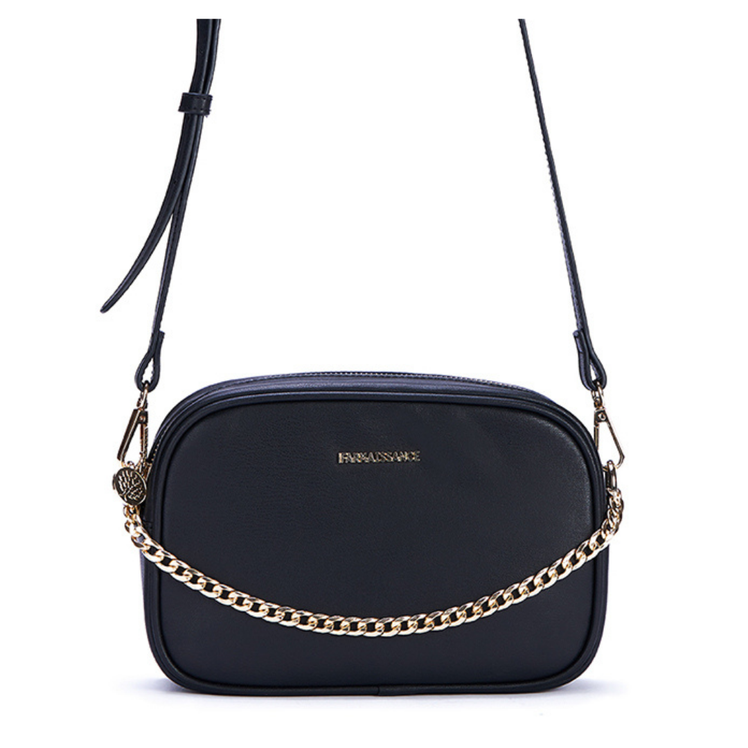 【レンタル RENTAL 】 9泊10日 / 3000円 アップルレザー メリンダ カメラバッグ ~MELINDA CAMERA BAG ブラック / BLACK