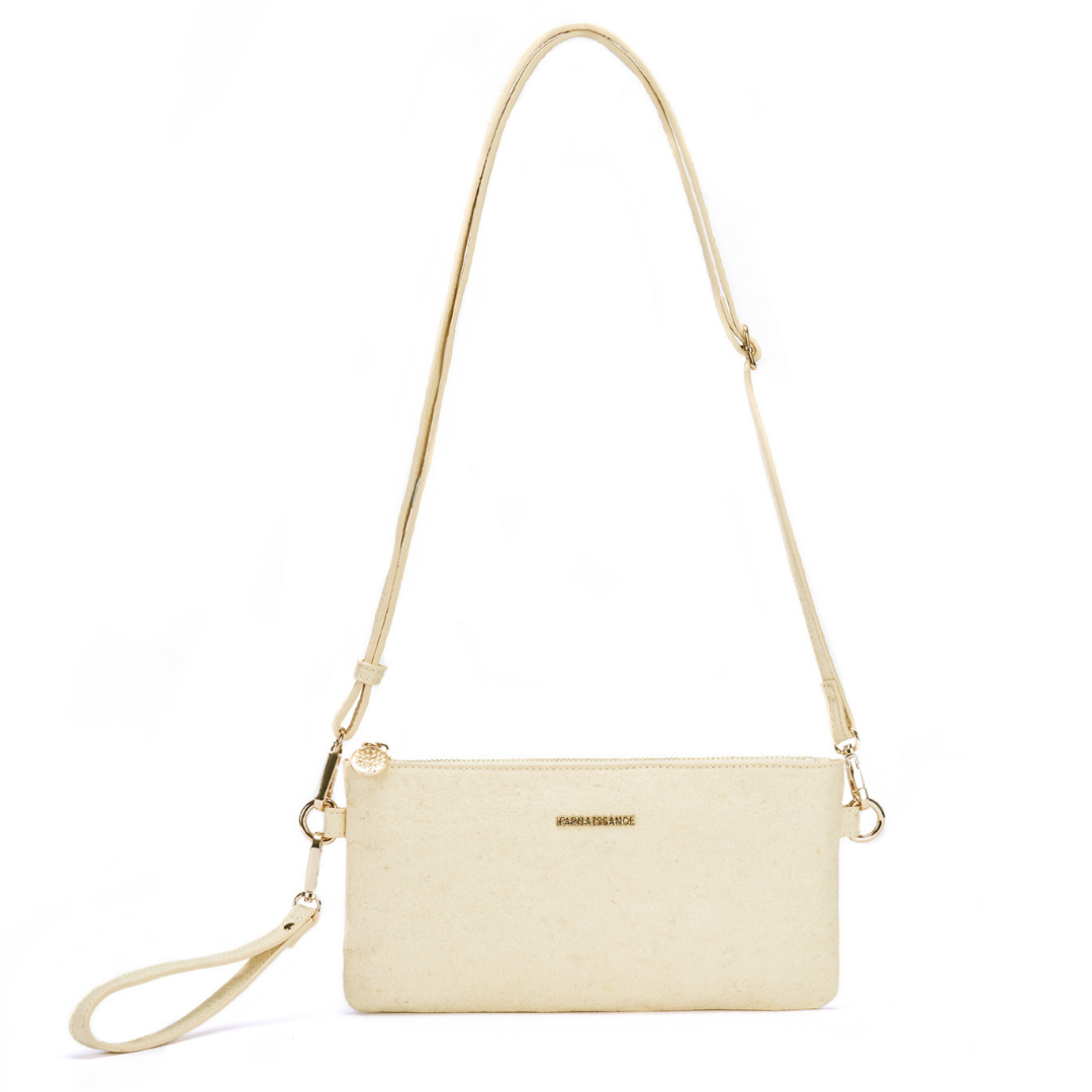 【レンタル RENTAL 】 9泊10日 / 3000円 パイナップルレザー グレース クラッチ~GRACE CLUTCH ナチュラル / NATURAL