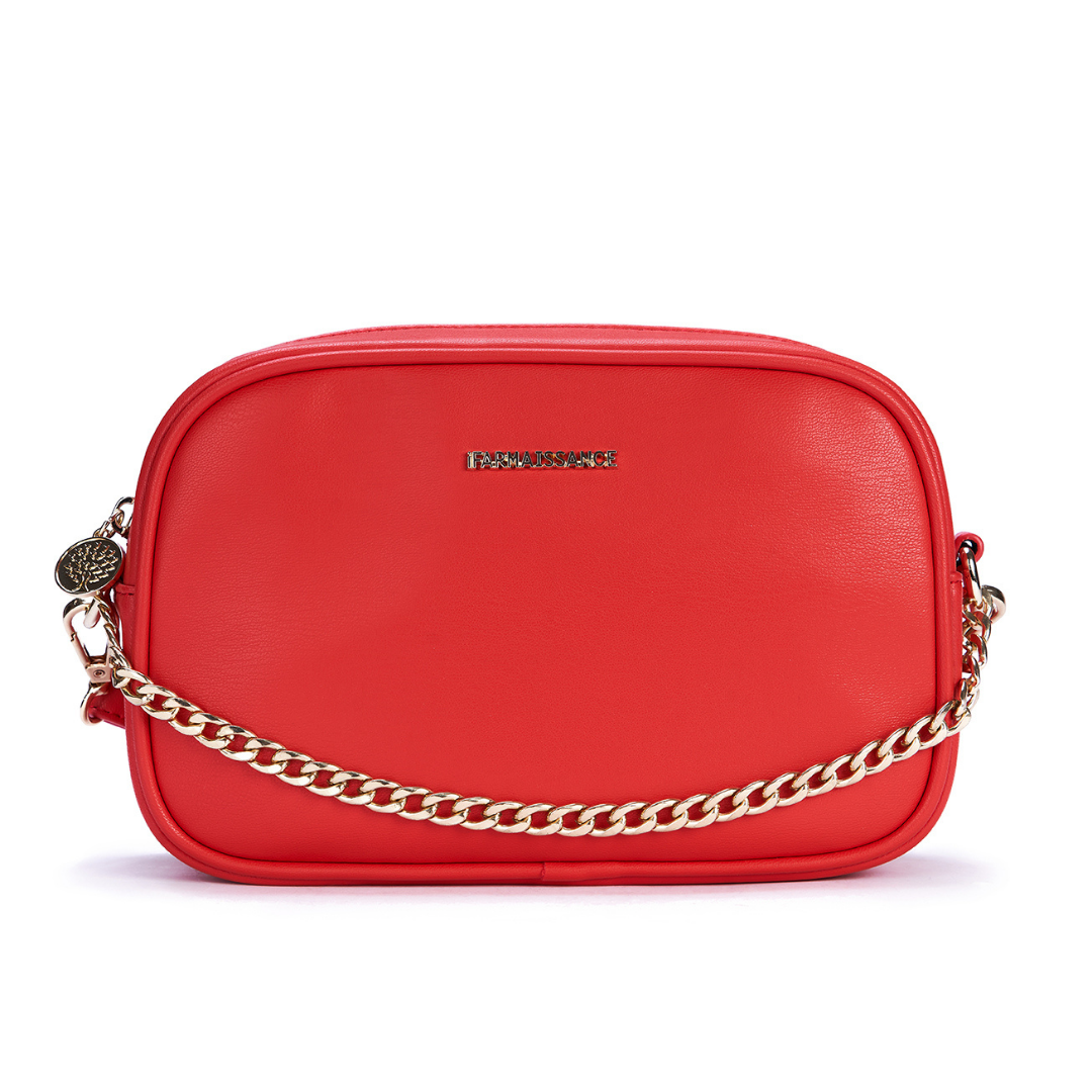 【アップルレザー】メリンダ カメラバッグ  ～MELINDA CAMERA BAG ポッピーレッド / POPPY RED