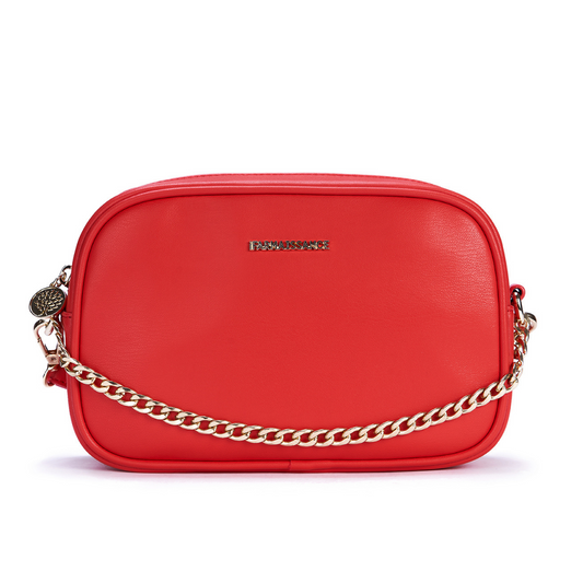 【アップルレザー】メリンダ カメラバッグ ~MELINDA CAMERA BAG ポッピーレッド / POPPY RED