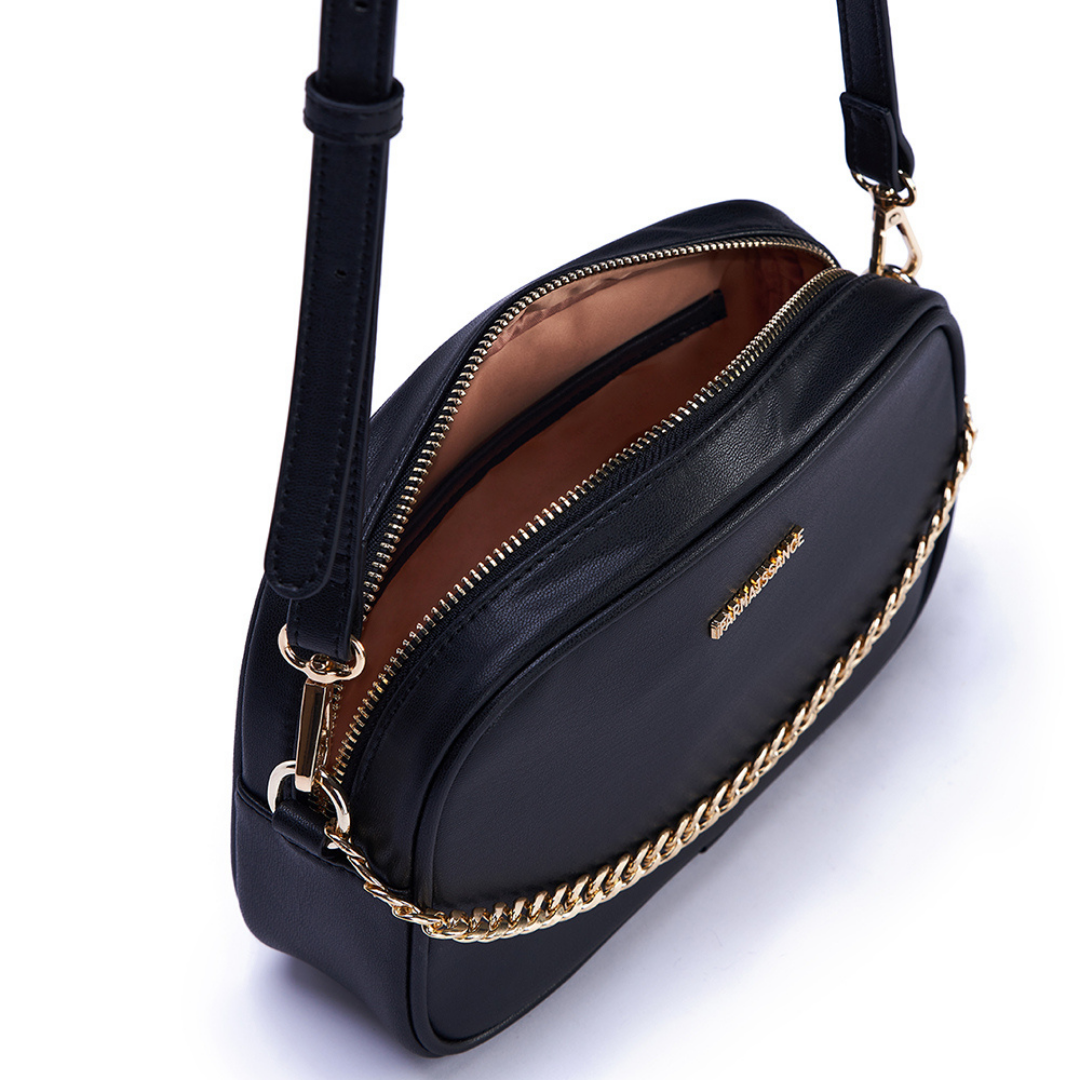 【レンタル RENTAL 】 9泊10日 / 3000円 アップルレザー メリンダ カメラバッグ ~MELINDA CAMERA BAG ブラック / BLACK