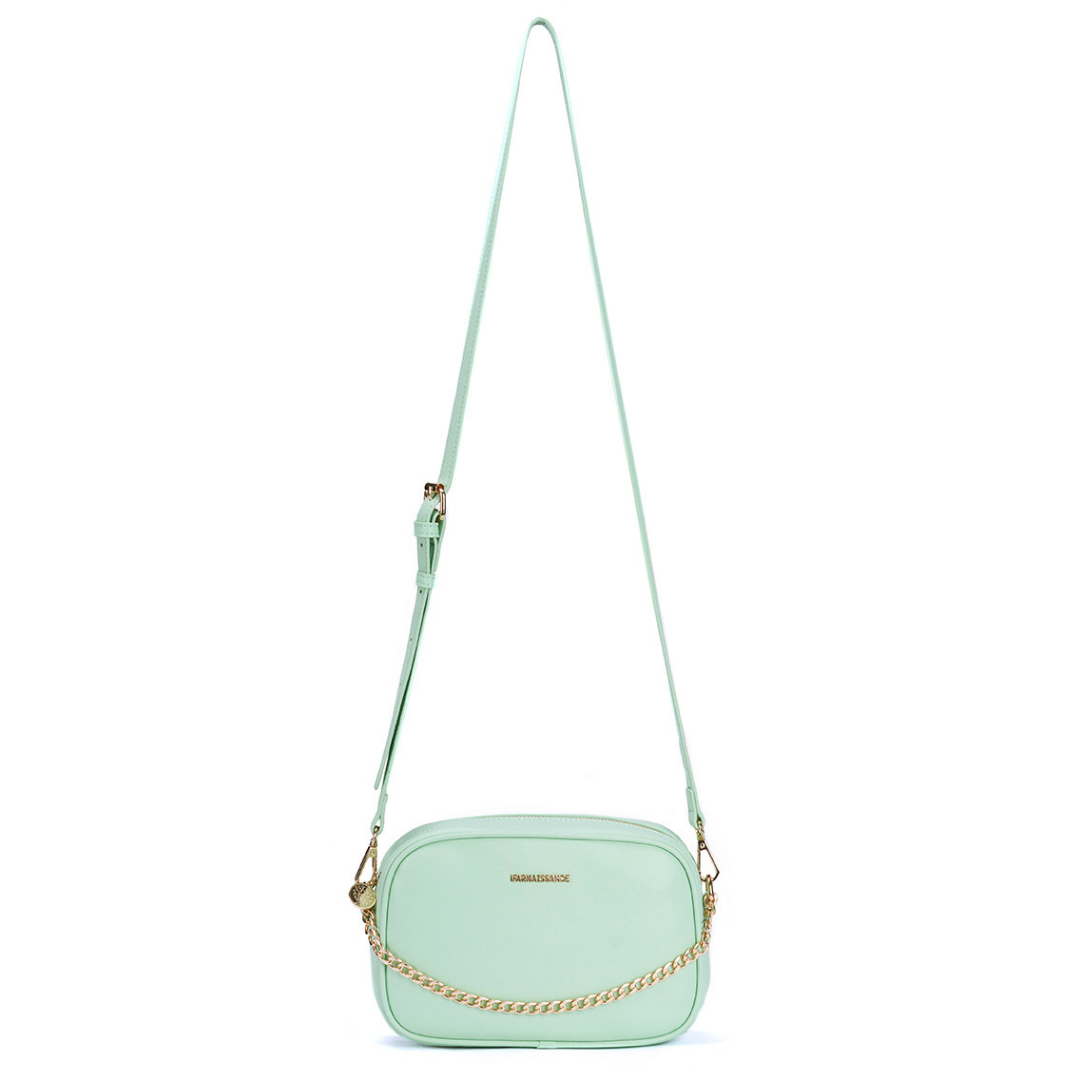 【アップルレザー】メリンダ カメラバッグ ~MELINDA CAMERA BAG パステルグリーン / PASTEL GREEN