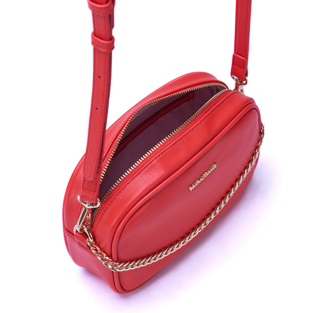 【アップルレザー】メリンダ カメラバッグ  ～MELINDA CAMERA BAG ポッピーレッド / POPPY RED