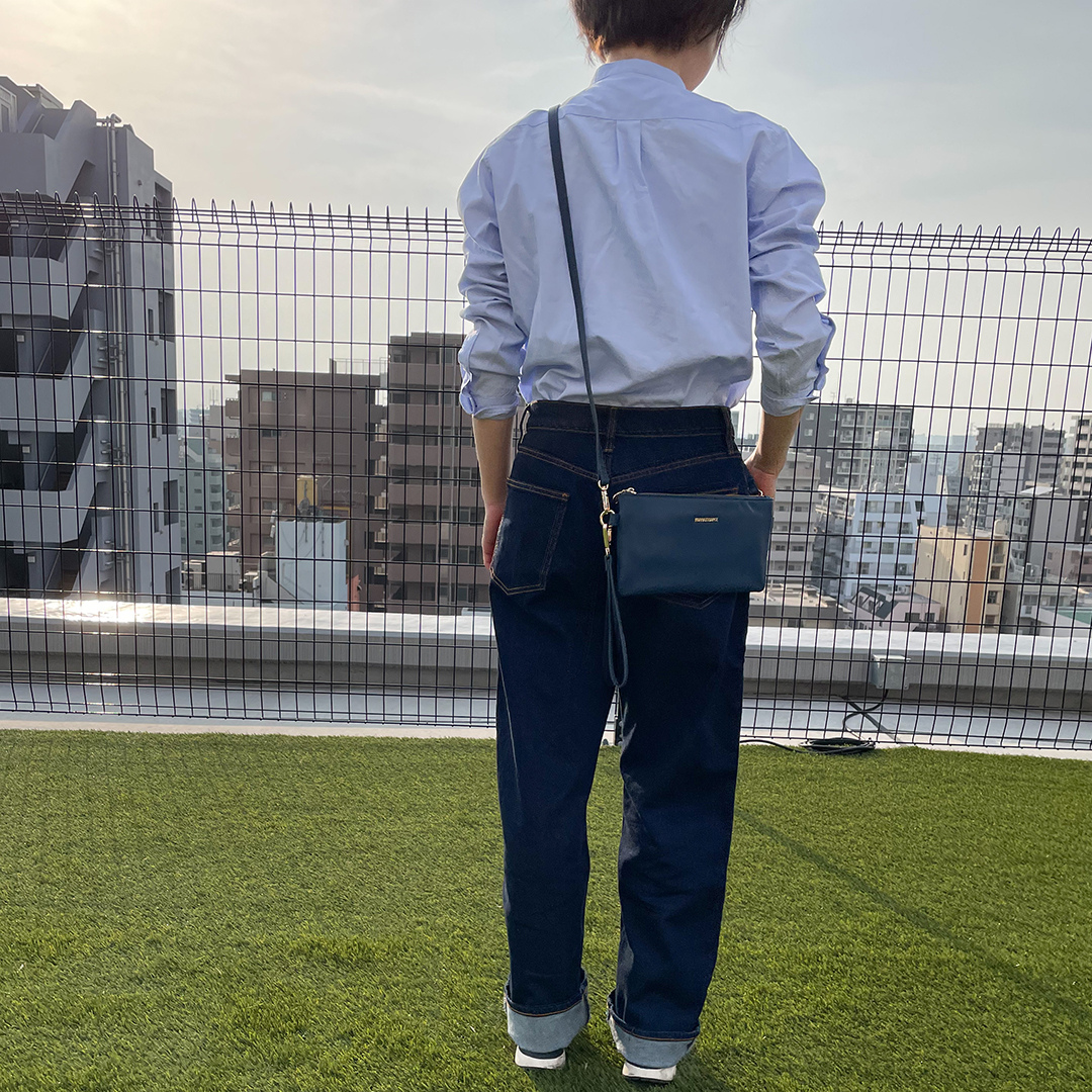 【アップルレザー】グレース クラッチ~GRACE CLUTCH ブルー ウイングティール / BLUE WING TEAL