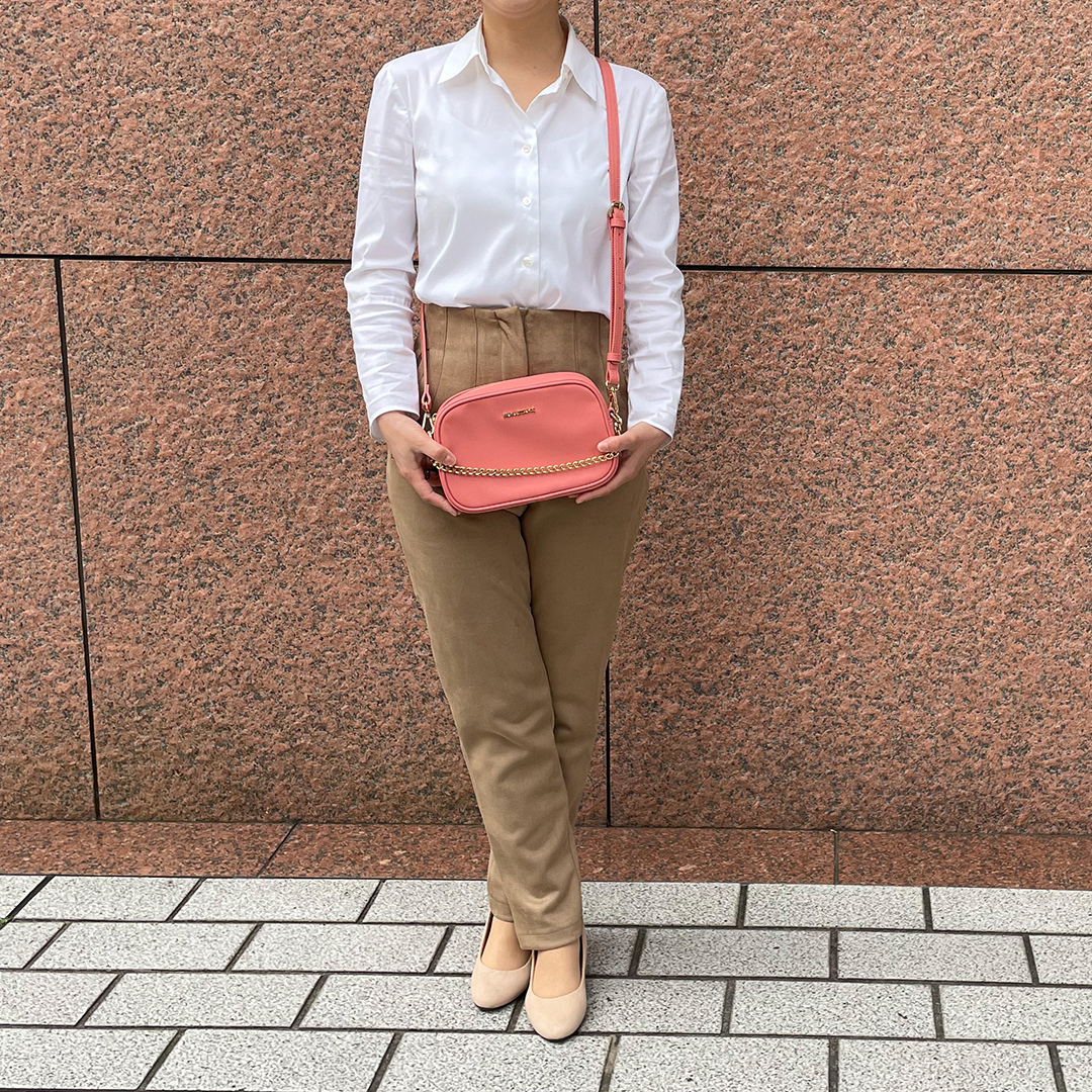 【アップルレザー】メリンダ カメラバッグ ~MELINDA CAMERA BAG テラコッタ / BTERRA COTTA