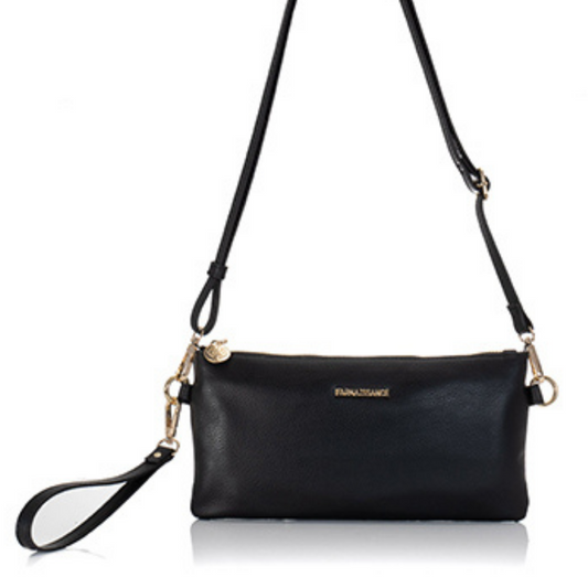 【アップルレザー】グレース クラッチ~GRACE CLUTCH ブラック / BLACK