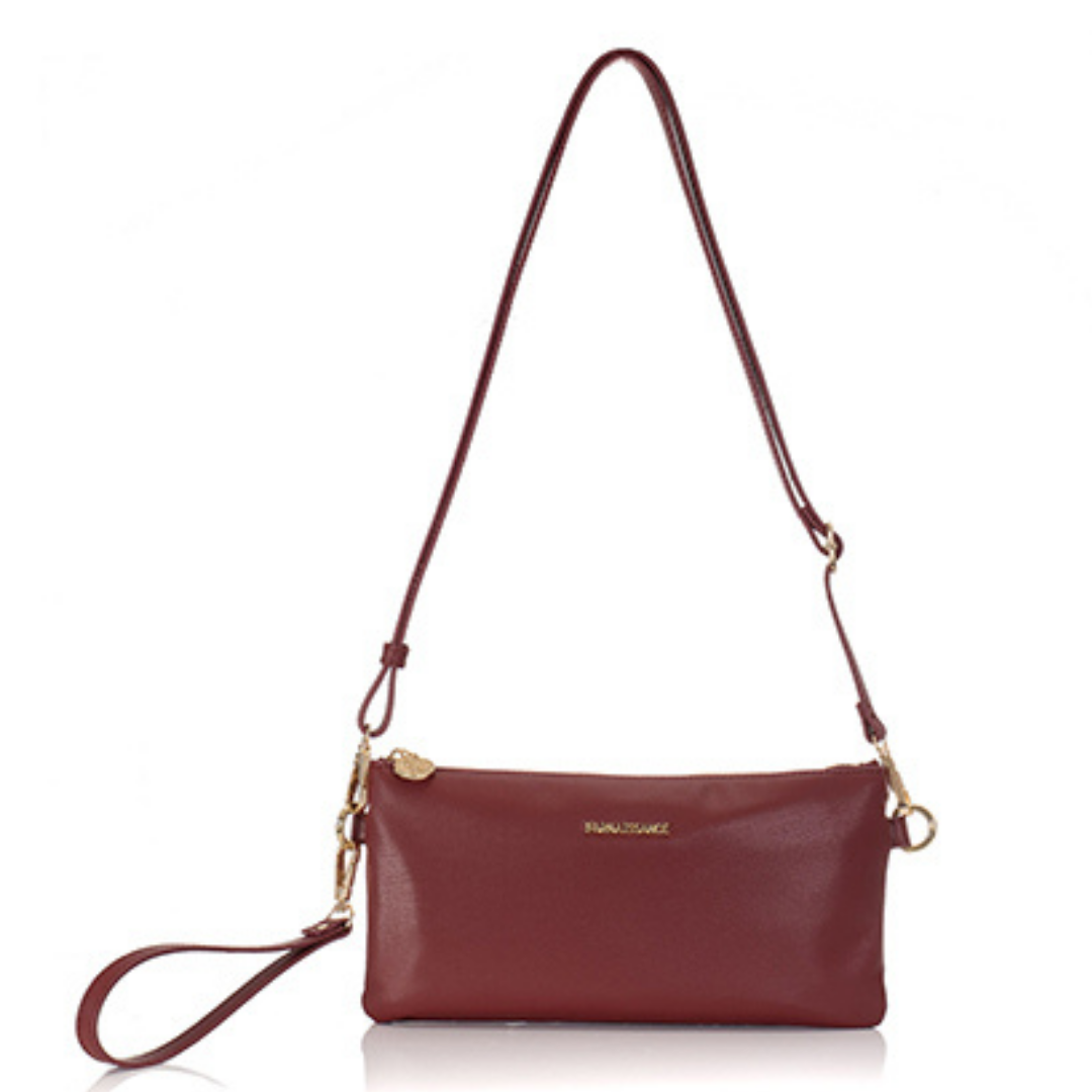 【レンタル RENTAL 】 9泊10日 / 3000円 アップルレザー グレース クラッチ~GRACE CLUTCH ルビーレッド / RUBY RED /DF