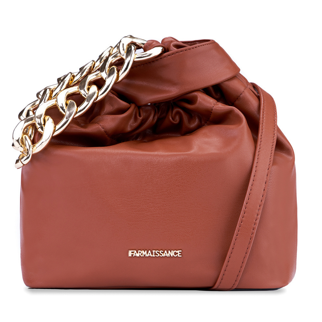 【アップルレザー】ペニー チェーン ハンドバッグ~PENNY CHAIN HANDBAG バリエーション 5色